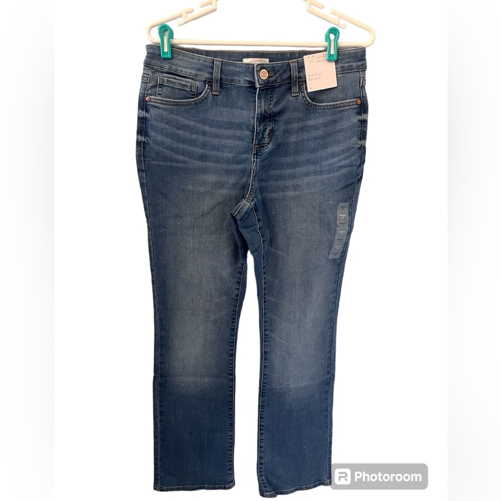 Lauren Conrad Mid Rise Boot-Cut Jeans NWT Size 12